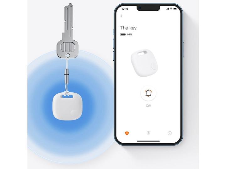 Produktbild Baseus T2 Pro Smart GPS Locator for Baby Bag Keys White (FMTP000002) (Android, iOS)