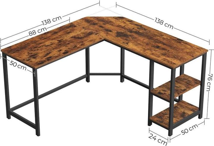 Immagine prodotto Vasagle Corner (138 x 138 x 76 cm)