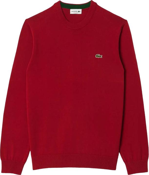 Actual product image Lacoste Mens Monochrome Cotton Crew Neck Sweatshirt (S)