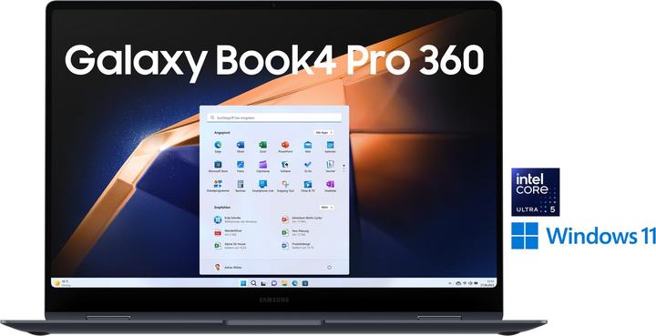 Produktbild Samsung Galaxy Book4 Pro 360 (16", Intel Core Ultra 5 125H, 16 GB, 512 GB, DE)