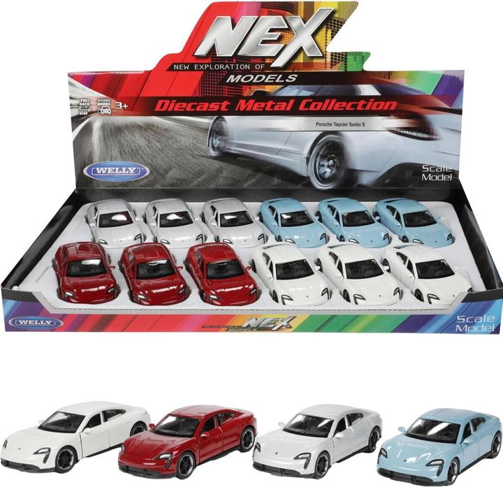 Produktbild Toi-Toys Welly Porsche Taycan Turbo S Modellauto
