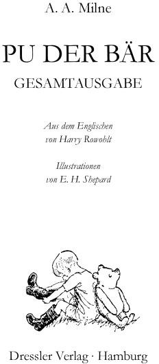 Produktbild Pu der Bär (Deutsch, Alan Alexander Milne, Ernest H. Shepard, Harry Rowohlt, 2009)