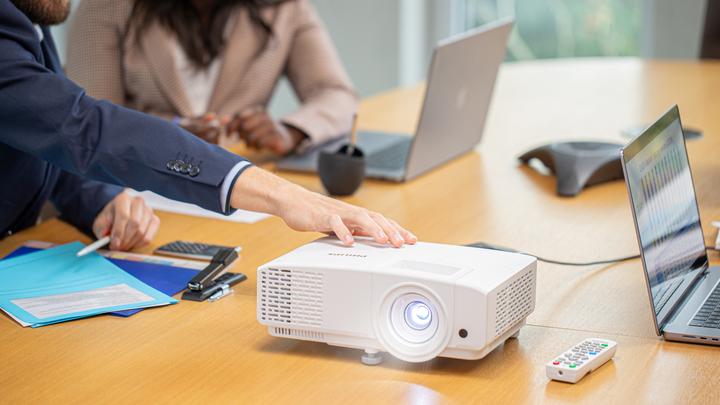 Actual product image Philips ProPix 650 - Videoprojektor Eco-Modus 29dB, Lautsprecher, Fernbedienung (WXGA, 4000 lm)