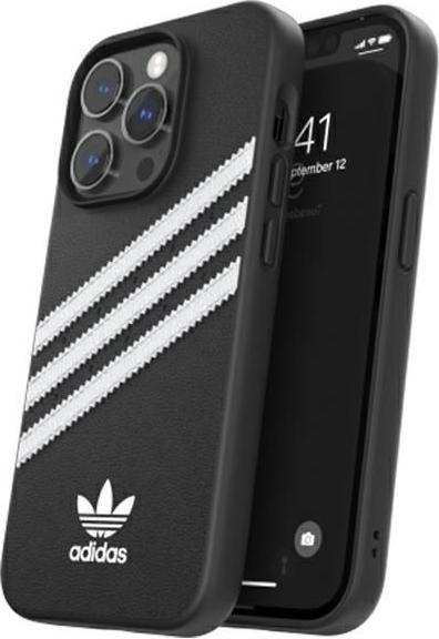 Actual product image adidas OR Moulded Case PU iPhone 14 Pro 6.1" czarny/black 50186 (Apple iPhone 14 Pro)