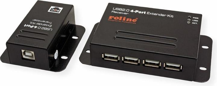 Immagine prodotto Roline Estensore USB2.0 via TP (USB-B, USB-A, 4 Porti)