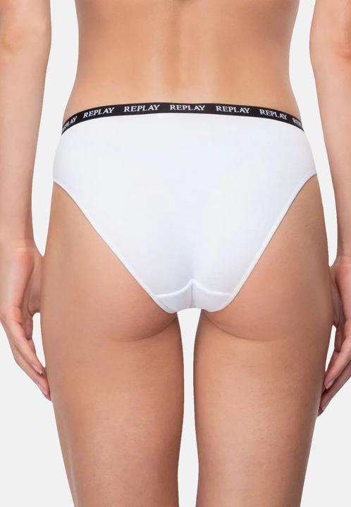Image du produit Replay Slip femme avec logo à la taille pack de 2 (L, lot de 2)
