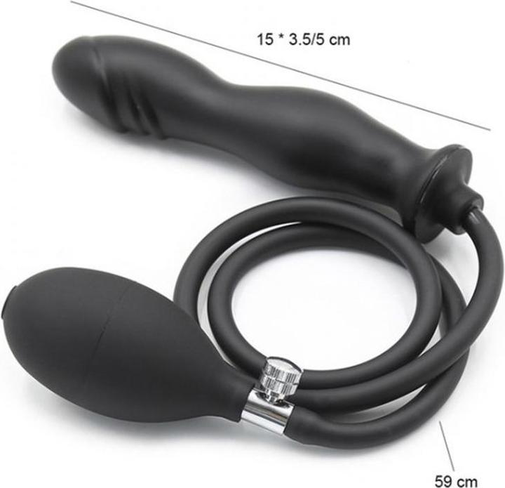 Actual product image Inflate Gear Inflatable Butt Plug "Thick