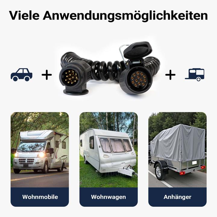 Produktbild Wiltec Anhängerkabel