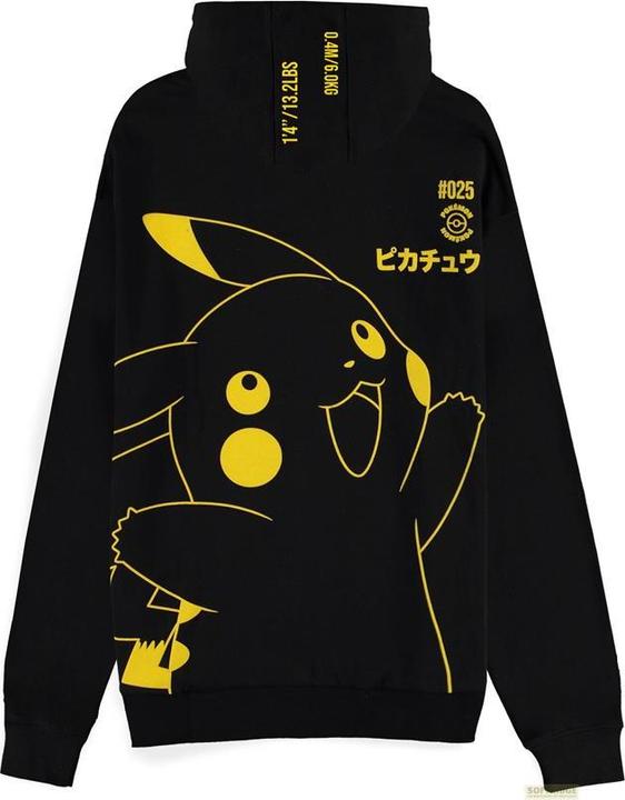 Actual product image Difuzed Pokemon jumper à capuche Pikachu Outline (M) (M)