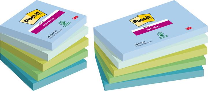 Actual product image Post-it Super Sticky (76 x 127 mm)