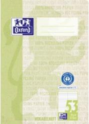 Produktbild Oxford Recycling Vokabelheft, A5 (A5, Speziallineatur, Harter Einband)