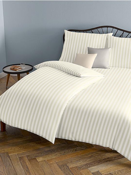 Immagine prodotto Fleuresse Biancheria da letto damascata Melk 70x90cm / 140x200cm Crema (Copripiumino, 140 x 200 cm)