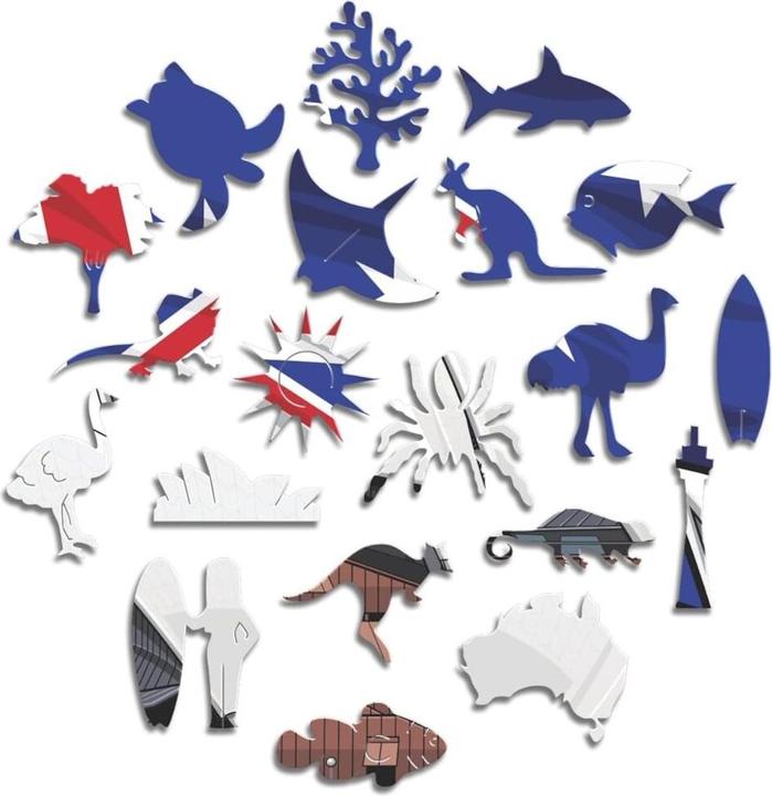 Actual product image Iconic Sydney Opera House - Monument Wooden Puzzle Size M (270 pieces) (270 pieces)