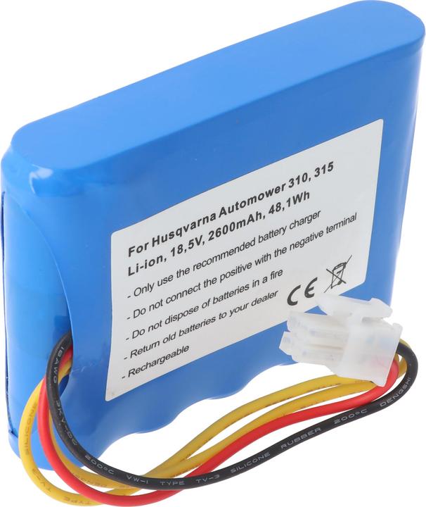 Actual product image AccuCell Battery Gardena R100Li, R130Li, R160Li 2016, R160Li 2017, R160Li 2018, Sileno, Sileno+