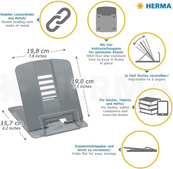 Produktbild HERMA Leseständer (2.5 x 23.5 x 20.5 cm)
