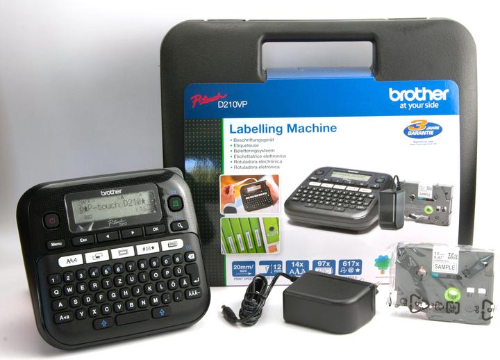Actual product image Brother PT-D210VP incl. case