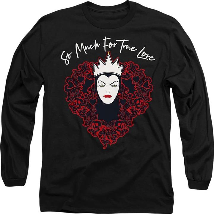 Actual product image Disney Villains Unisex Adult True Love Evil Queen Valentine's Day T-Shirt (S)