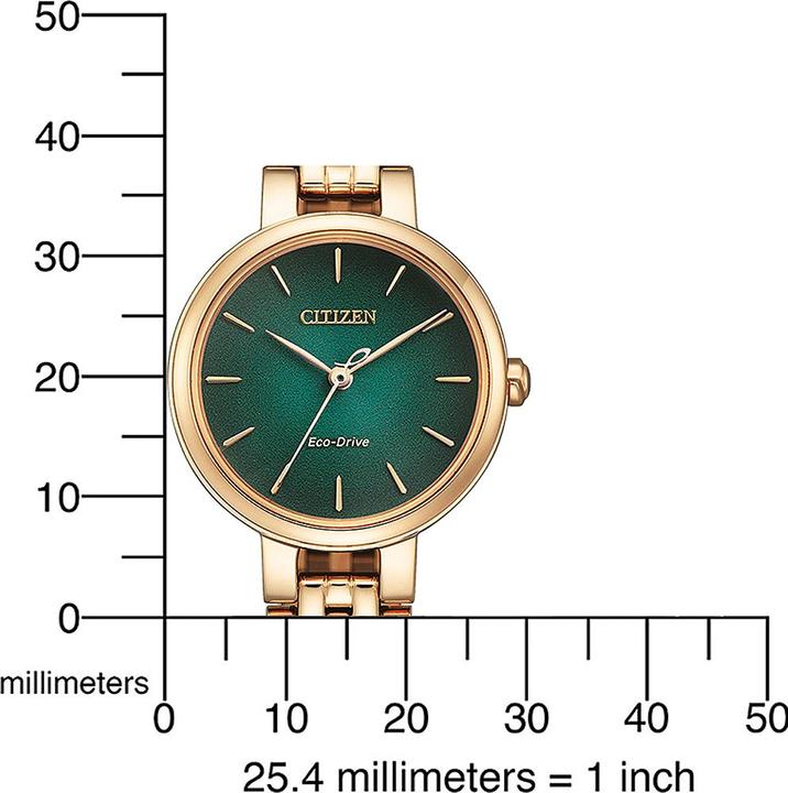 Produktbild Citizen EM0993-82Z Eco-Drive Elegance Damen 28mm 5ATM (Analoguhr, 28 mm)
