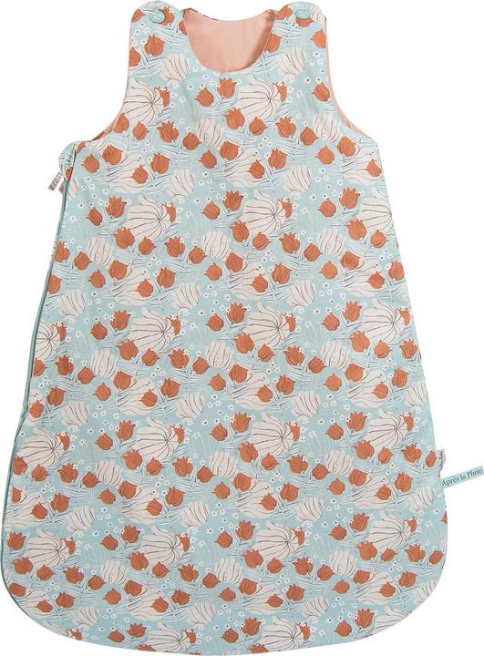 Produktbild Moulin Roty Baby-Schlafsack blau mit Blumen 70 cm, Après la Pluie (70 cm, 3.5 TOG)