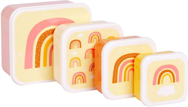 Immagine prodotto A Little Lovely Company ALLC Scatola per il pranzo e lo spuntino Rainbow SBSERA41