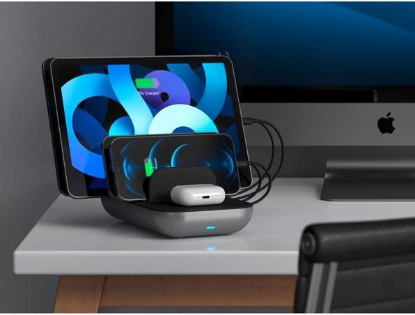 Actual product image Satechi 5 Port MultiDevice Charging Station (20 W)