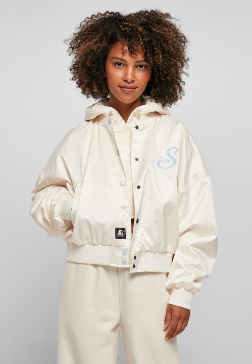 Actual product image Starter Ladies Satin College Jacket - 16904 (L)