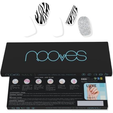 Immagine prodotto Nooves NAILS Premium Pre-Cure Gel Nail Foils Funky Baby Art Design Gel Sticker Semi-Permanente per unghie (Colla per unghie, Funky Baby)