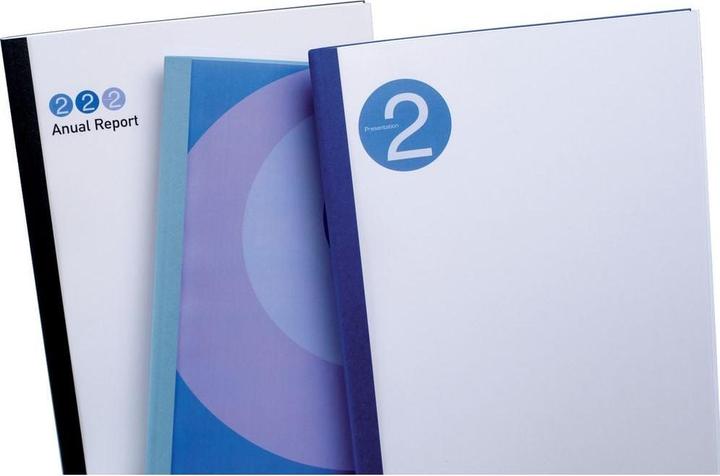 Immagine prodotto GBC LeatherGrain Thermo Binding Folders A4 100 pz - 3 mm, nero