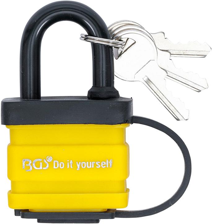 Actual product image BGS Padlock 40 mm water resistant
