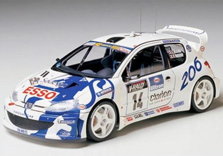 Actual product image Tamiya 1:24 Peugeot 206 WRC