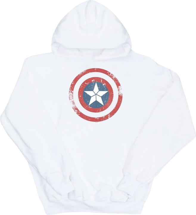 Produktbild Captain America Civil War Distressed Shield Kapuzenpullover (L)