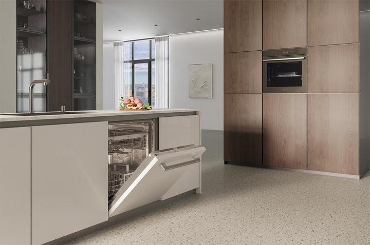 Produktbild LG QuadWash DB242TX Vollautomatischer Geschirrspüler Klasse D 46dB 14 Massgedecke Wi-Fi
