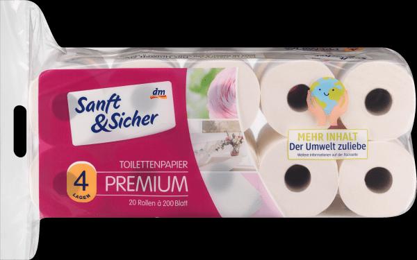 Immagine prodotto dm Sanft&Sicher Carta igienica premium (20 x)