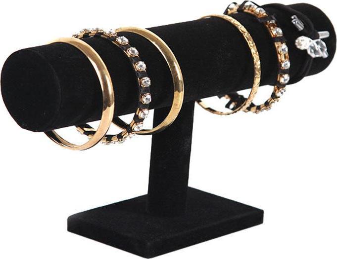 Produktbild JTI Armbandständer, Samt - Schwarz (Samt)