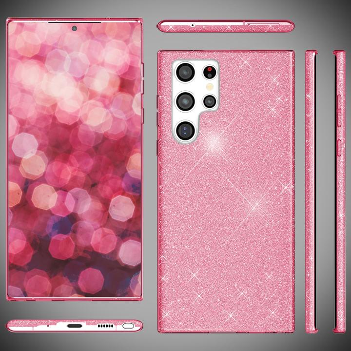 Actual product image Nalia Glitter hybrid cover (Samsung Galaxy S24 Ultra)