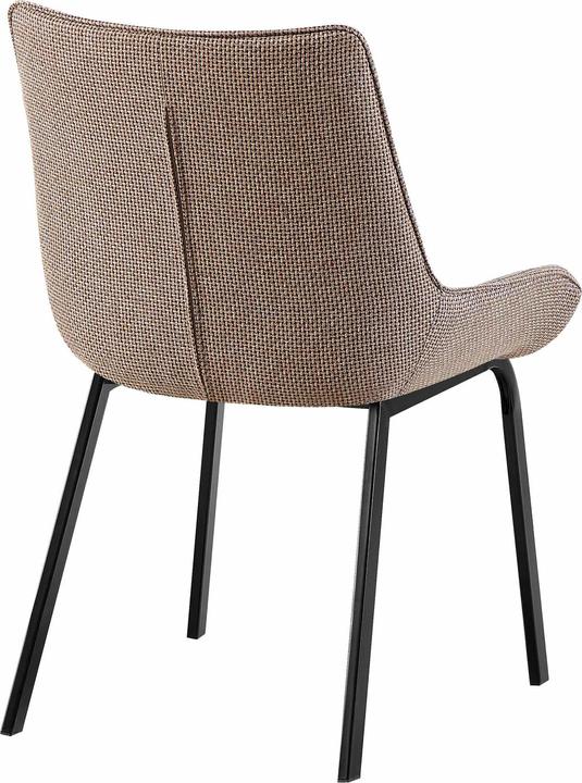 Produktbild Swisshandel24 Stuhl Saranda Stoff schwarz, terrabraun