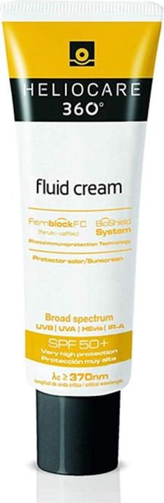Heliocare 360° Fluid Cream (Sonnencreme Gesicht, SPF 50, 50 ml)