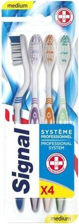 Image du produit Signal Brosse à dents Professional medium 4 pièces (4 x)