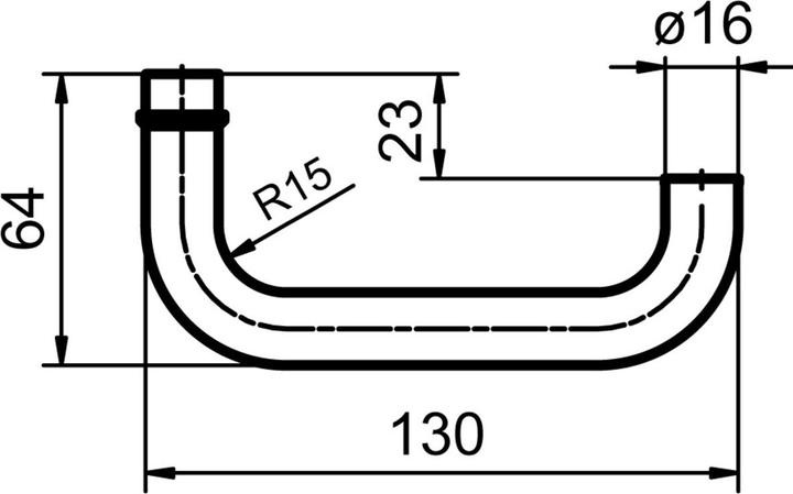 Produktbild Glutz Türdrücker 33004 Wengen (Türgarnitur)