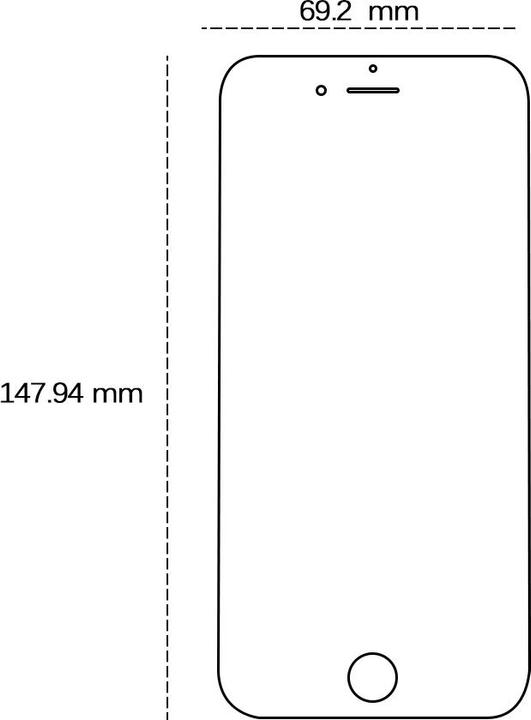 Produktbild OEM Gehärtetes Glas 2,5D für iPhone 6 Plus / 6s Plus (Apple iPhone 6s Plus)