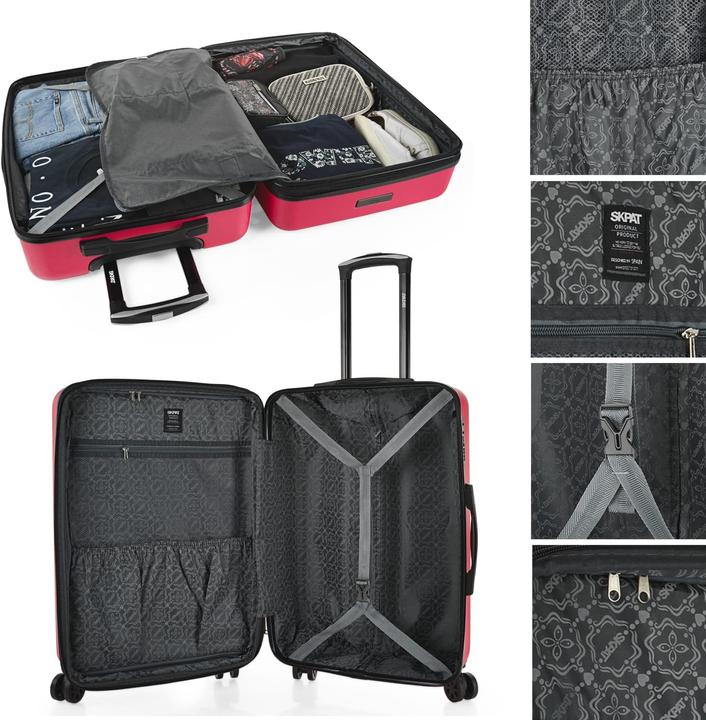 Image du produit Skpat Set de valises (65 l, Bagage à main (jusqu'à 50l), M (50 - 90l))