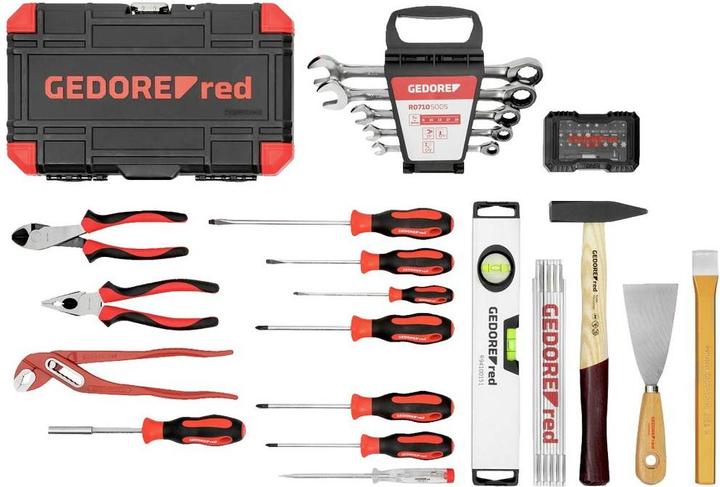Actual product image Gedore Tool case Meister XL-R21652101 100 pcs. RED (100 pieces)