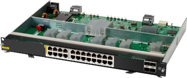 Produktbild HPE E Aruba 2 Module, 24 Port Smart Rate 1/2.5/5/10GbE, PoE. 4 Port SFP56 (28 Ports)