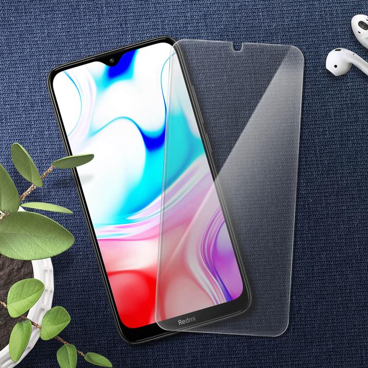 Produktbild Avizar Kristallklare Folie, Glas-Displayschutz (2 Stück, Xiaomi Redmi 8A)
