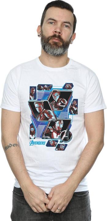 Actual product image Mens Avengers Endgame Hero Panels T-Shirt (M)