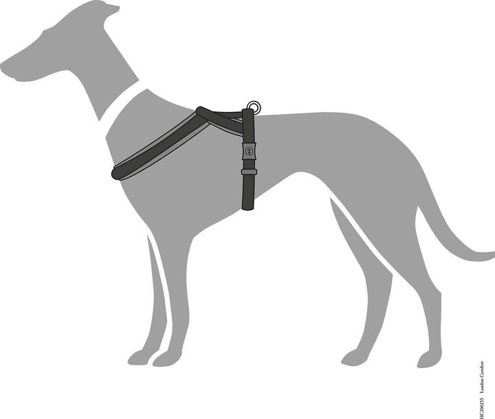 Immagine prodotto Hunter Harness London Comfort, M-L, Nero, Taglia del cane: M, L (M, L, Cane, Generale)