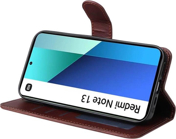 Actual product image Cover-Discount Xiaomi Redmi Note 13 4G - Premium mobile phone case brown (Xiaomi Redmi Note 13 4G)
