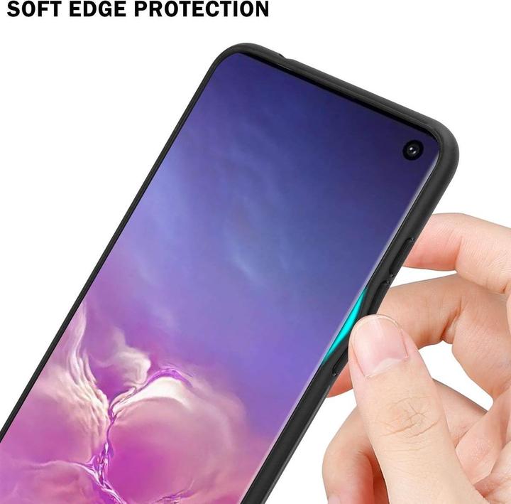 Actual product image Cadorabo TPU Striped Glass Cover (Samsung Galaxy S10)