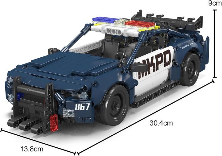Produktbild Mould King Amerikanisches Polizeiauto Pullback