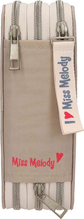 Actual product image Depesche Miss Melody 3-Fach Federtasche Poppy Sand